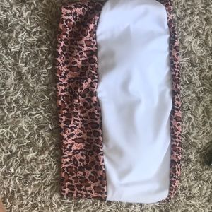 cheetah bathing suit top
